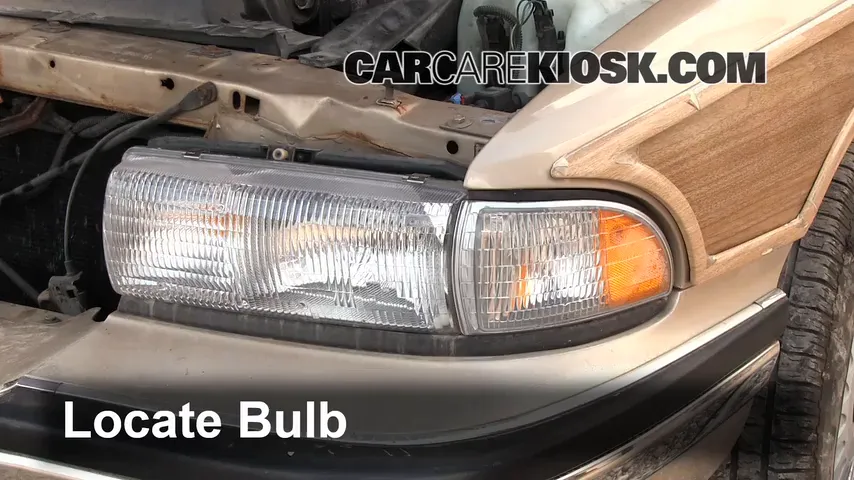 1993 Buick Roadmaster Estate Wagon 5.7L V8 Lights Headlight (replace bulb)
